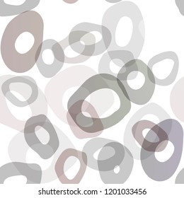 Dark Red vector seamless pattern with spheres. Glitter abstract illustration with blurred drops of rain. Trendy design for wallpaper, fabric makers.
