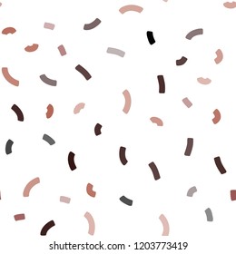 Dark Red vector seamless pattern with liquid shapes. A vague circumflex abstract illustration with gradient. A completely new memphis design for your business.