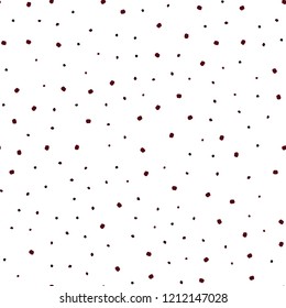 Dark Red vector seamless pattern with spheres. Modern abstract illustration with colorful water drops. Trendy design for wallpaper, fabric makers.
