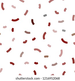 Dark Red vector seamless pattern with bubble shapes. A sample with blurred bubble shapes. A new texture for your  ad, booklets, leaflets.