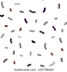 Dark Red vector seamless pattern with lamp shapes. A sample with blurred bubble shapes. Brand new design for your ads, poster, banner.