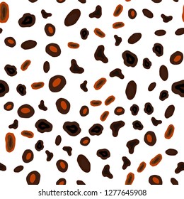 Dark Red vector seamless pattern with spheres. Blurred decorative design in abstract style with bubbles. Design for textile, fabric, wallpapers.
