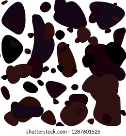 Dark Red vector seamless pattern with spheres. Beautiful colored illustration with blurred circles in nature style. Pattern for trendy fabric, wallpapers.