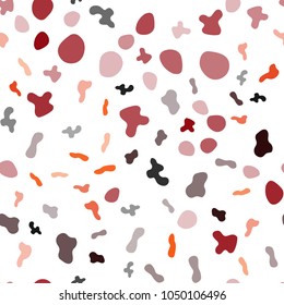 Dark Red vector seamless template with abstract circles. Brand-new colored illustration in marble style. Trendy design for wallpaper, fabric makers.