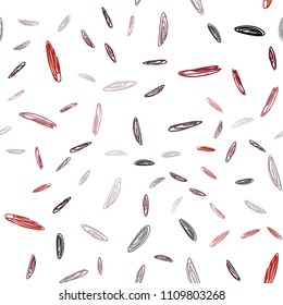 Dark Red vector seamless template with circles. Glitter abstract illustration with blurred drops of rain. Beautiful design for your business advert.