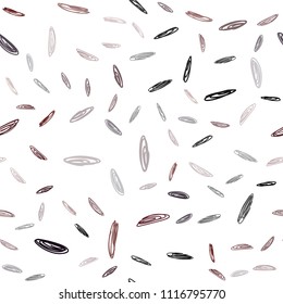 Dark Red vector seamless template with circles. Glitter abstract illustration with blurred drops of rain. Pattern can be used for ads, leaflets.