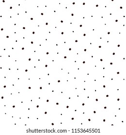 Dark Red vector seamless template with circles. Blurred decorative design in abstract style with bubbles. Pattern for design of window blinds, curtains.