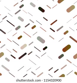 Dark Red vector seamless template with repeated sticks. Decorative shining illustration with lines on abstract template. The template can be used as a background.