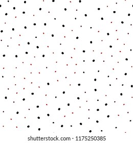 Dark Red vector seamless template with circles. Blurred bubbles on abstract background with colorful gradient. Template for business cards, websites.