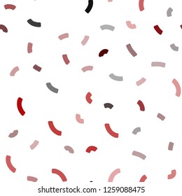 Dark Red vector seamless template with lava shapes. Creative illustration in halftone marble style with gradient. The template for cell phone backgrounds.