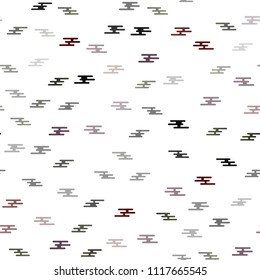Dark Red vector seamless texture with colored lines. Lines on blurred abstract background with gradient. The template can be used as a background.