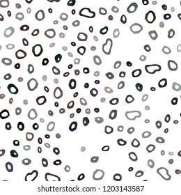 Dark Red vector seamless texture with disks. Abstract illustration with colored bubbles in nature style. Design for textile, fabric, wallpapers.