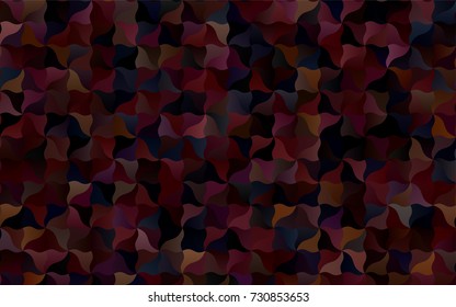 Dark Red vector shining cranked pattern. Creative geometric illustration in Origami style with gradient. A completely new design for your business.