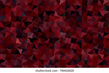 Dark Red vector shining cranked template. A sample with blurred shapes. The completely new template can be used for your brand book.
