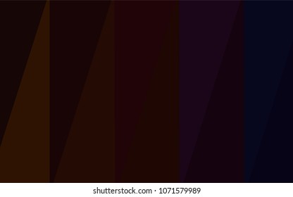 Dark Red vector shining triangular cover. Shining colored illustration in a new style. Triangular pattern for your business design.