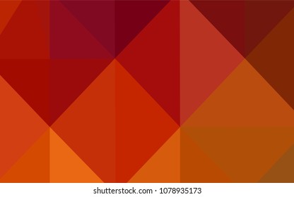 Dark Red vector shining triangular backdrop. Glitter abstract illustration with an elegant design. A completely new template for your business design.