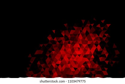 Dark Red vector shining triangular template. An elegant bright illustration with gradient. The elegant pattern can be used as part of a brand book.