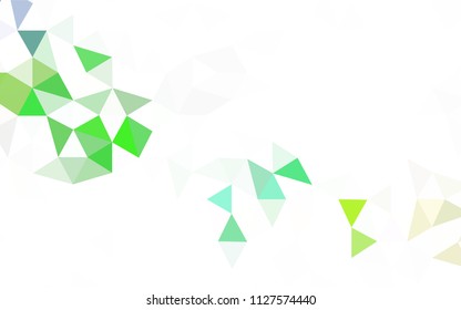 Dark Red vector shining triangular cover. Triangular geometric sample with gradient.  Template for cell phone's backgrounds.