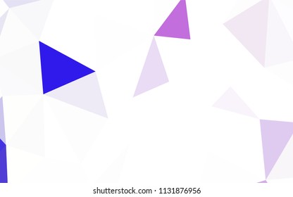 Dark Red vector shining triangular backdrop. A completely new color illustration in a polygonal style. Brand new style for your business design.