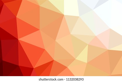 Dark Red vector shining triangular backdrop. Glitter abstract illustration with an elegant triangles. Textured pattern for your backgrounds.