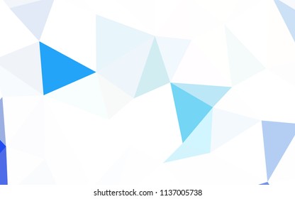 Dark Red vector shining triangular layout. Polygonal abstract illustration with gradient. A completely new design for your leaflet.