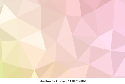 Dark Red vector shining triangular backdrop. Polygonal abstract illustration with gradient. Brand new design for your business.
