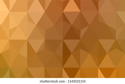 Dark Red vector shining triangular backdrop. Colorful abstract illustration with triangles. Template for cell phone's backgrounds.