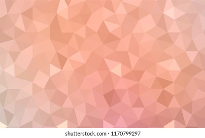 Dark Red vector shining triangular layout. Colorful illustration in polygonal style with gradient. New template for your brand book.