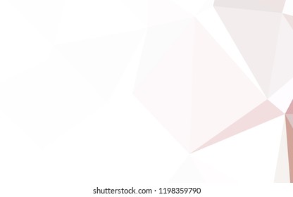 Dark Red vector shining triangular layout. Colorful illustration in polygonal style with gradient. A completely new design for your leaflet.