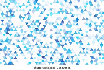 Dark Red vector shining triangular template. Colorful abstract illustration with gradient. Triangular pattern for your business design.
