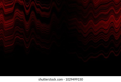 Dark Red vector template with abstract lines. Shining crooked illustration in marble style. A completely new template for your business design.