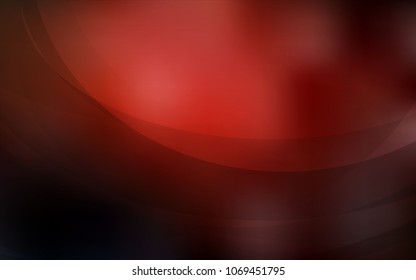 Dark Red vector template with abstract circles. Shining crooked illustration in marble style. Marble design for your web site.
