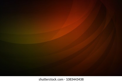 Dark Red vector template with abstract circles. A sample with blurred bubble shapes. The template for cell phone backgrounds.