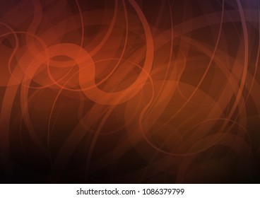 Dark Red vector template with abstract lines. Blurred geometric sample with gradient bubbles.  The template for cell phone backgrounds.