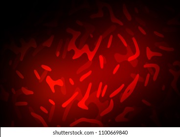 Dark Red vector template with abstract lines. Modern gradient abstract illustration with bandy lines. Marble style for your business design.