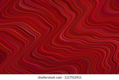 Dark Red vector template with abstract circles. Shining illustration, which consist of blurred lines, circles. The template for cell phone backgrounds.