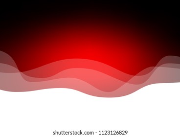 Dark Red vector template with abstract lines. Shining crooked illustration in marble style. Pattern for your business design.