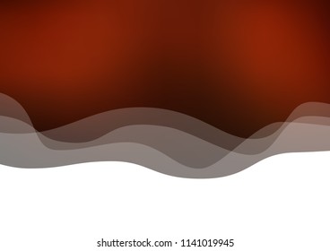 Dark Red vector template with abstract lines. A sample with blurred bubble shapes. A new texture for your  ad, booklets, leaflets.