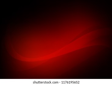 Dark Red vector template with abstract lines. Shining illustration, which consist of blurred lines, circles. The best blurred design for your business.