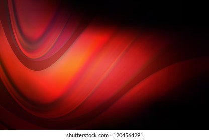 Dark Red vector template with abstract circles. A vague circumflex abstract illustration with gradient. Pattern for your business design.