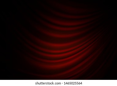 Dark Red vector template with abstract lines. A sample with blurred bubble shapes. Marble design for your web site.