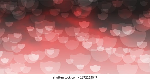 Dark Red vector template  Abstract illustration with colorful spots in  style. Pattern for websites, landing pages.