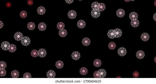 Dark Red vector template with abstract forms. Colorful illustration with simple gradient shapes. Smart design for your business.