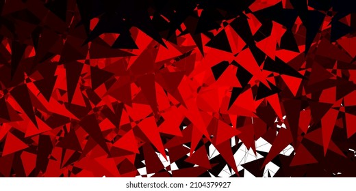 Plantilla de vector rojo oscuro con formas abstractas. Ilustración abstracta moderna con formas aleatorias gradientes. Diseño moderno para tus anuncios.