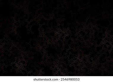 Dark Red vector template with artificial intelligence structure. Colored AI structure with gradient lines and dots. Pattern for science, futuristic designs.