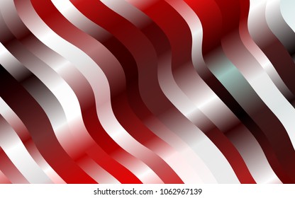 Dark Red vector template with bent ribbons. Colorful illustration in abstract marble style with gradient. The template for cell phone backgrounds.