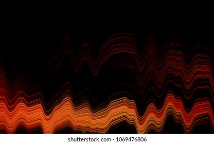 Dark Red vector template with bent lines. A completely new color illustration in marble style. Pattern for your business design.