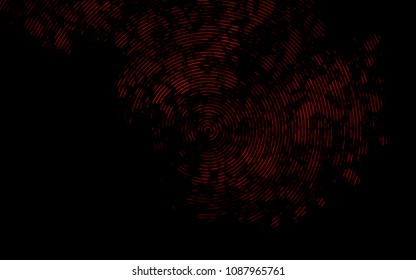 Dark Red vector template with bent ribbons. Colorful abstract illustration with gradient lines. A completely new marble design for your business.