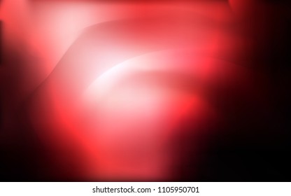 Dark Red vector template with bent ribbons. A vague circumflex abstract illustration with gradient. A completely new memphis design for your business.