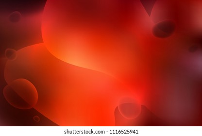 Dark Red vector template with bent ribbons. Colorful illustration in abstract memphis style with gradient. The best blurred design for your business.